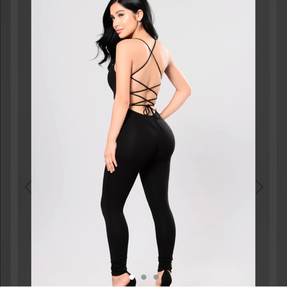 Black Jumpsuit from Fashion Nova